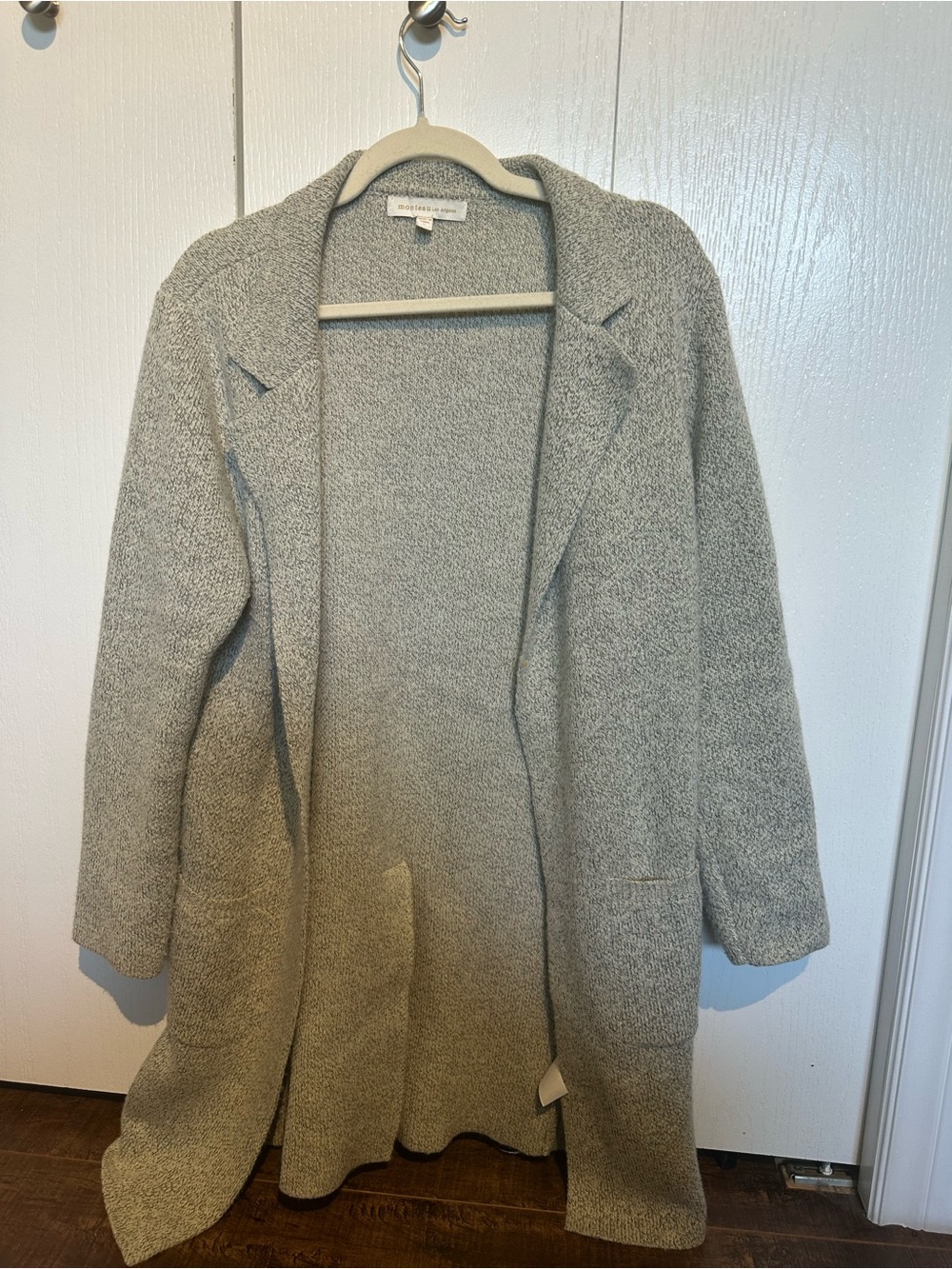 Gray Cardigan Coat